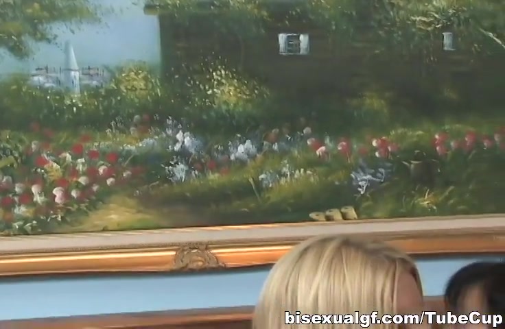 Two girls having sex in the bedroom