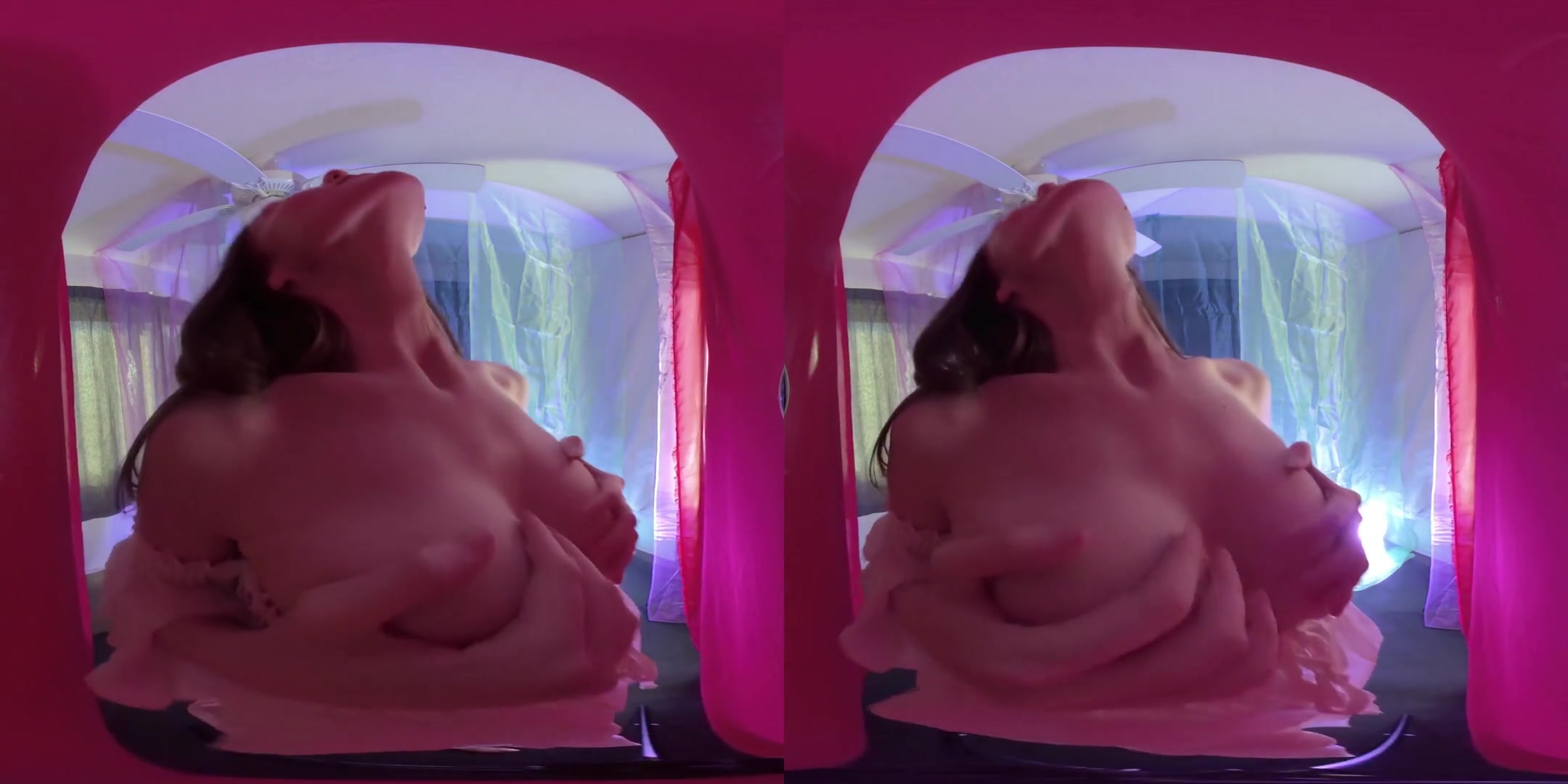 Curtains - Emily Bloom in a Solo Tease - SexLikeReal