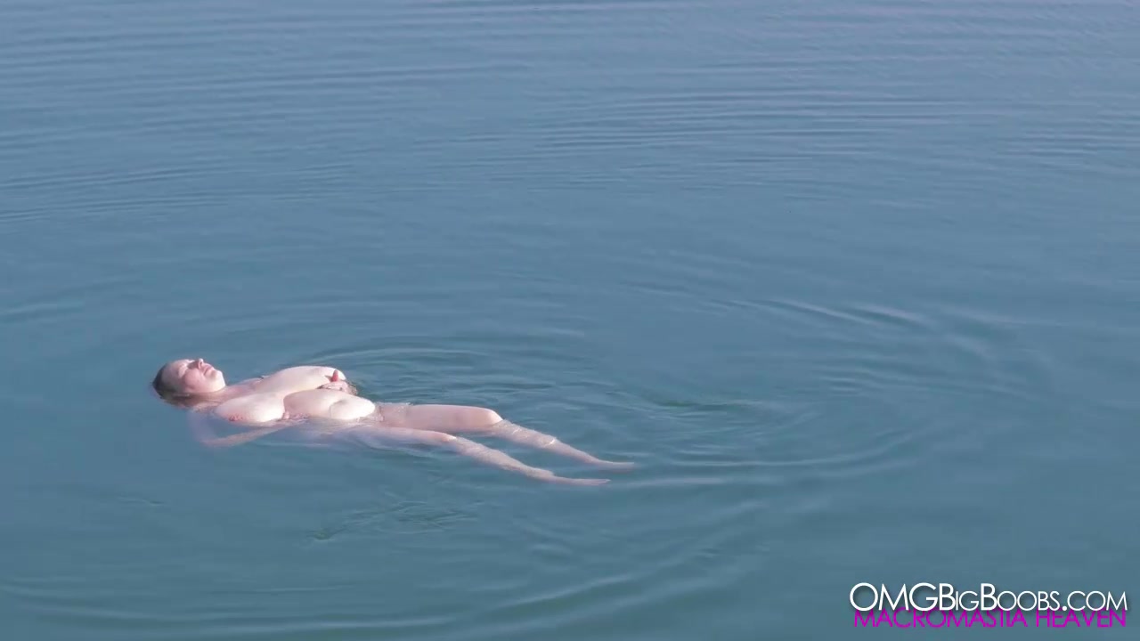 Lily loves naked swimming