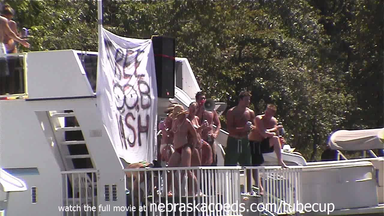 hot girls earning beads by flashing tits and pussy