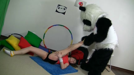 Angel in pirate suit copulates a sex tool