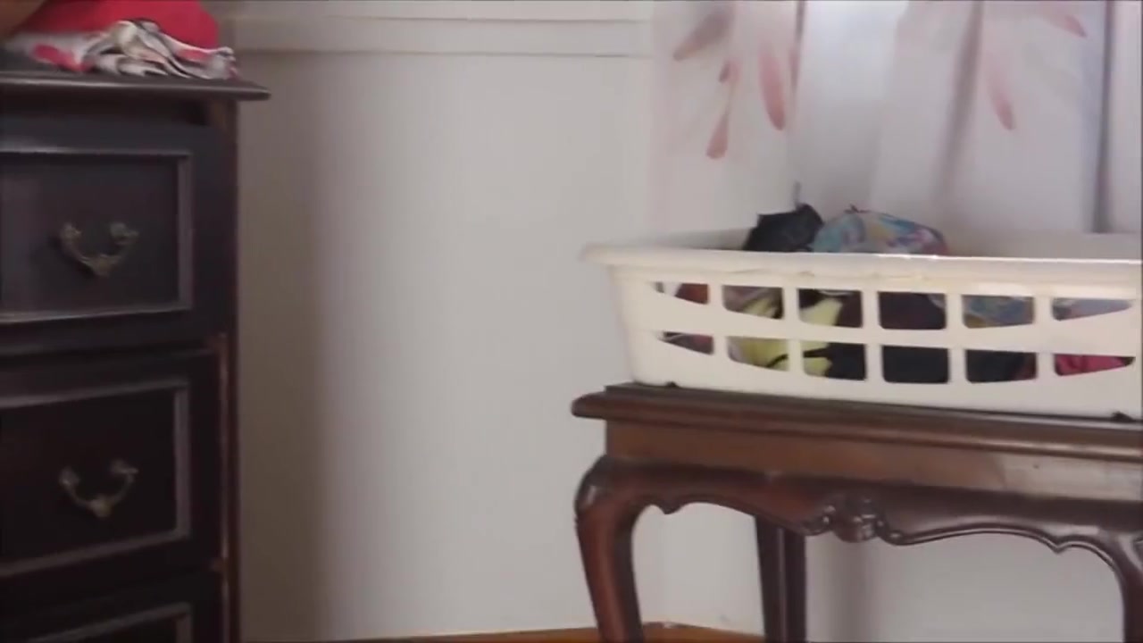 Spying On Stepsister Doing Laundry