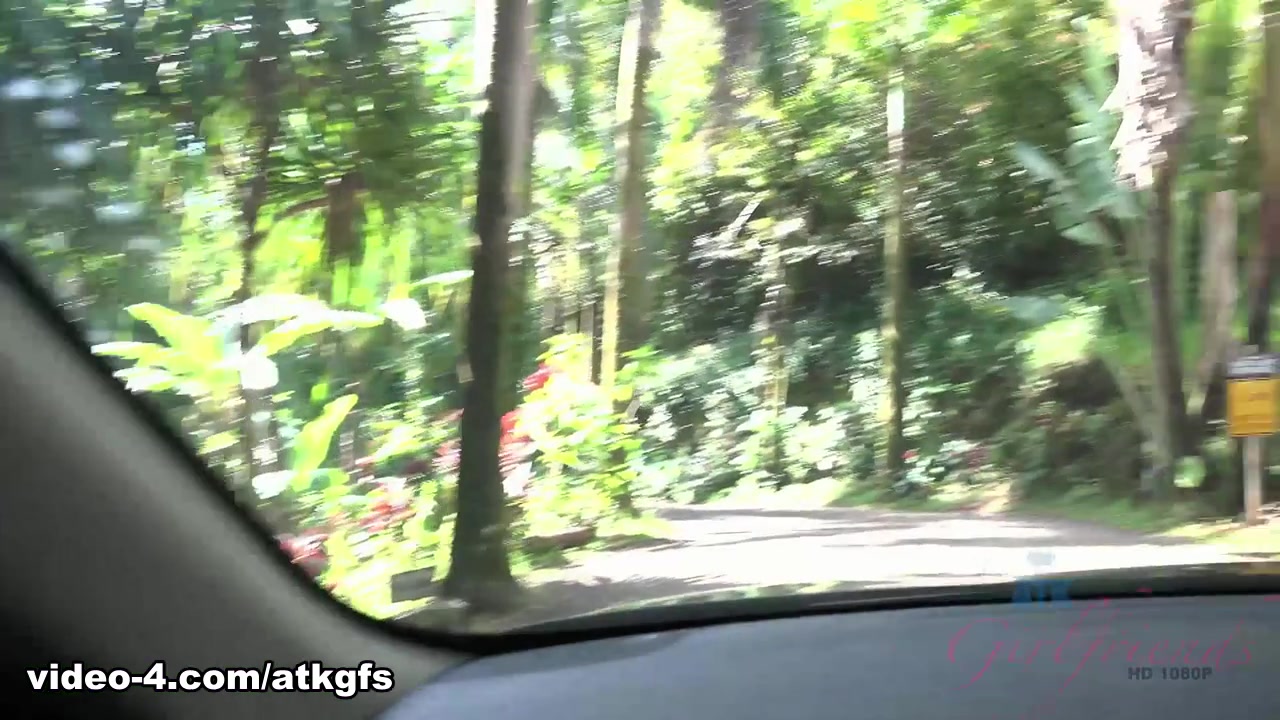 Olivia Lua in You tug on her nipples and she sucks your cock in the car. - ATKGirlfriends