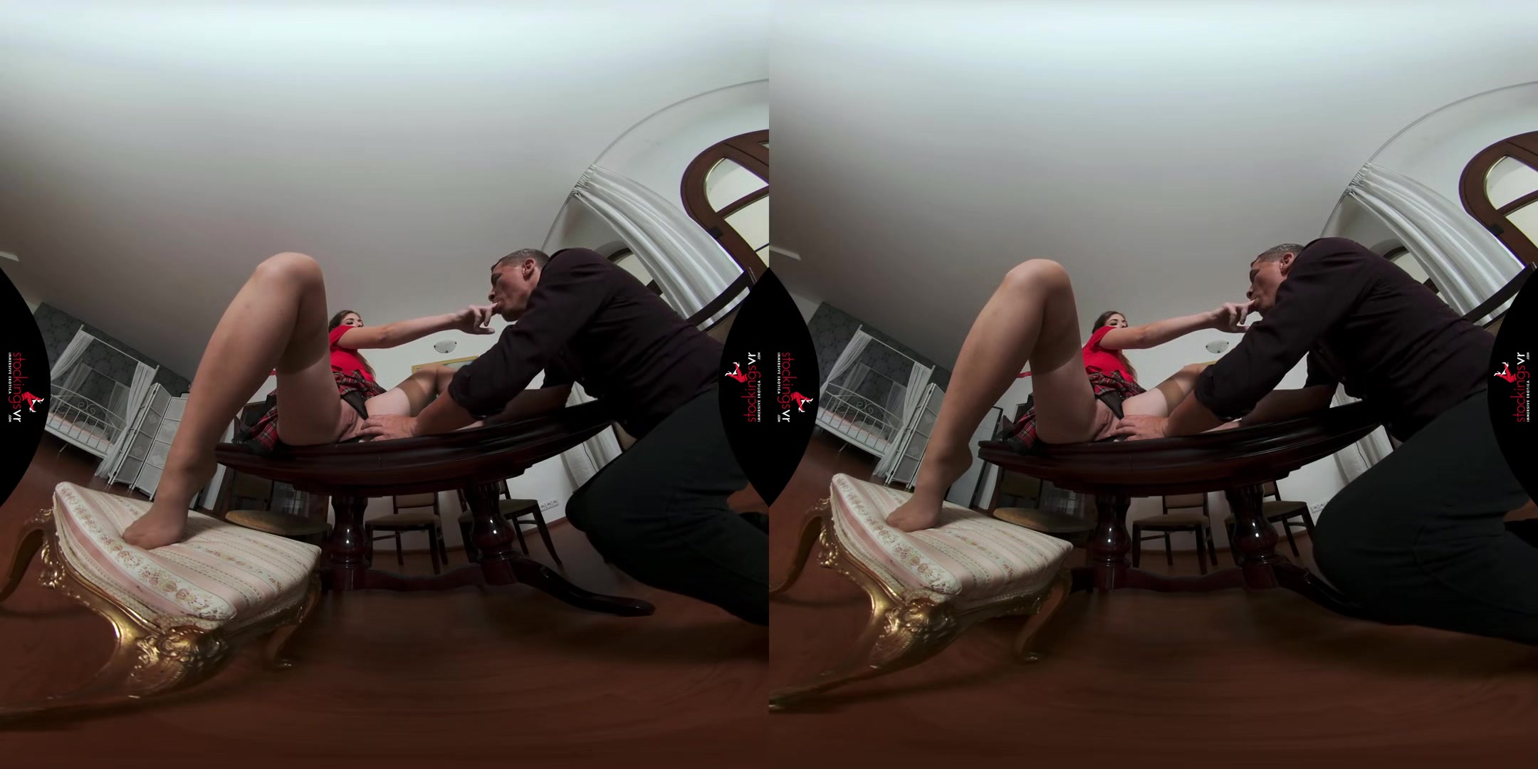 A Secret Peek Under Her Kilt