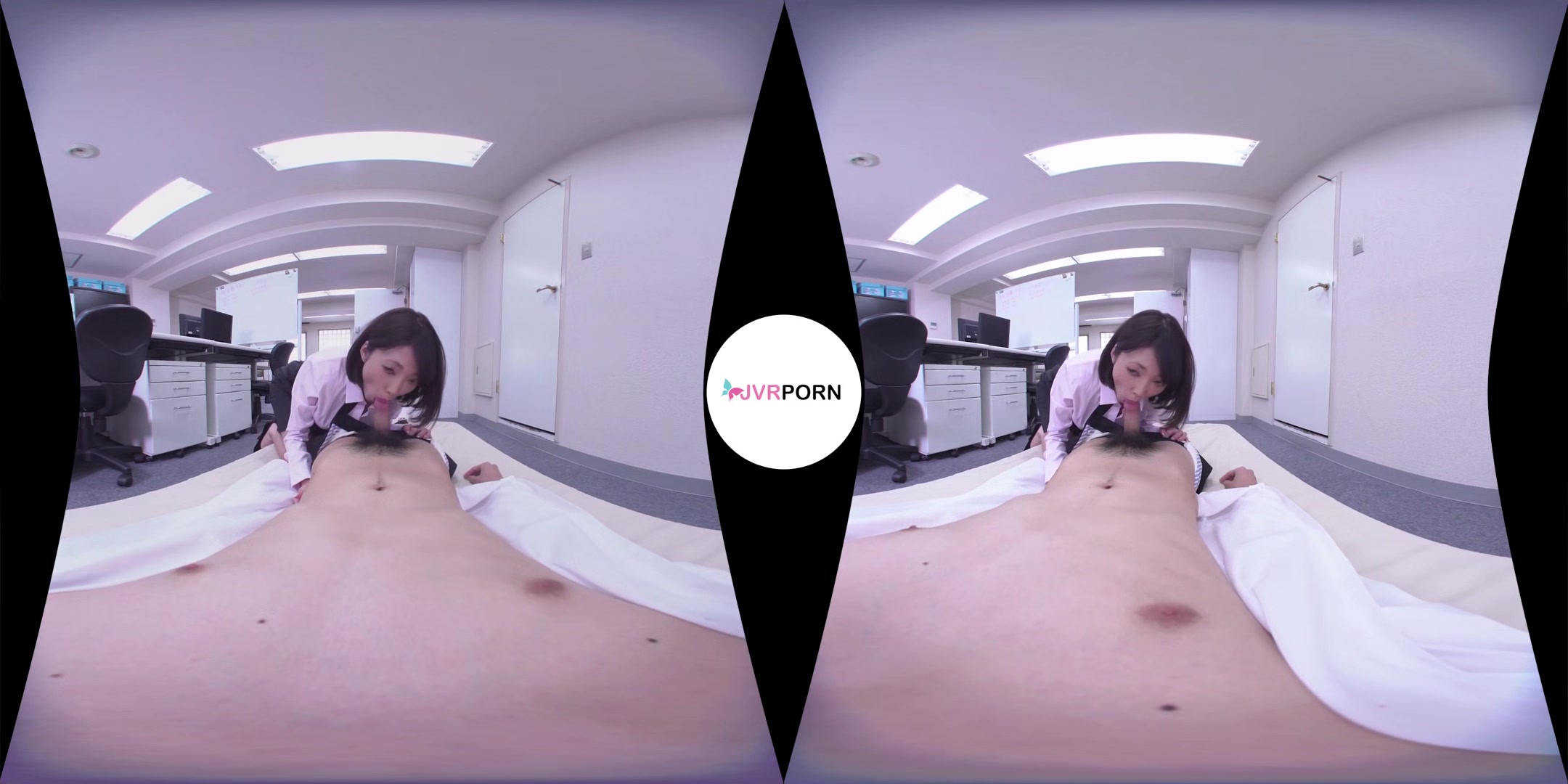 Your Colleague Come To Give You A Special Breakfast - Shaved Asian Riding