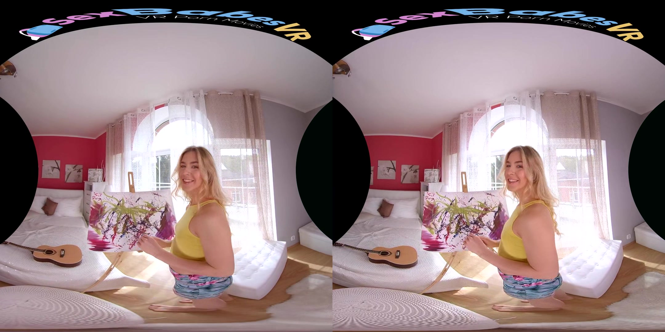 Sexy Guitar Solo - Blonde Babe Virtual Girlfriend Experience