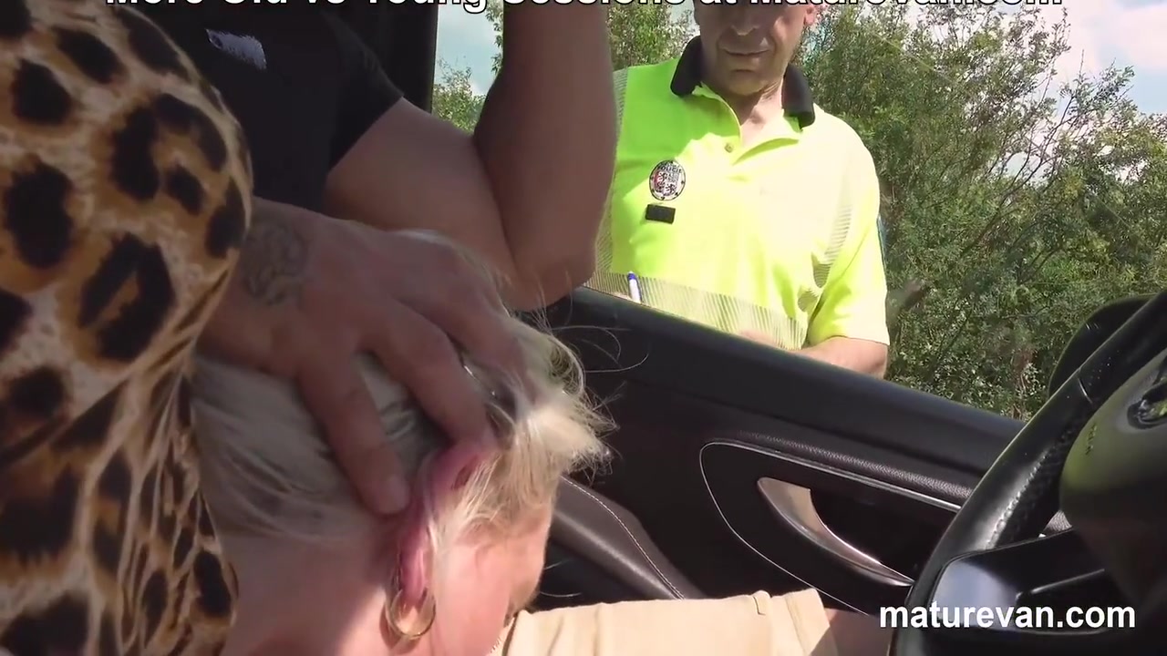 Mature Van - Excuse Me Mr Officer! Police Man Fucks Cougar In The