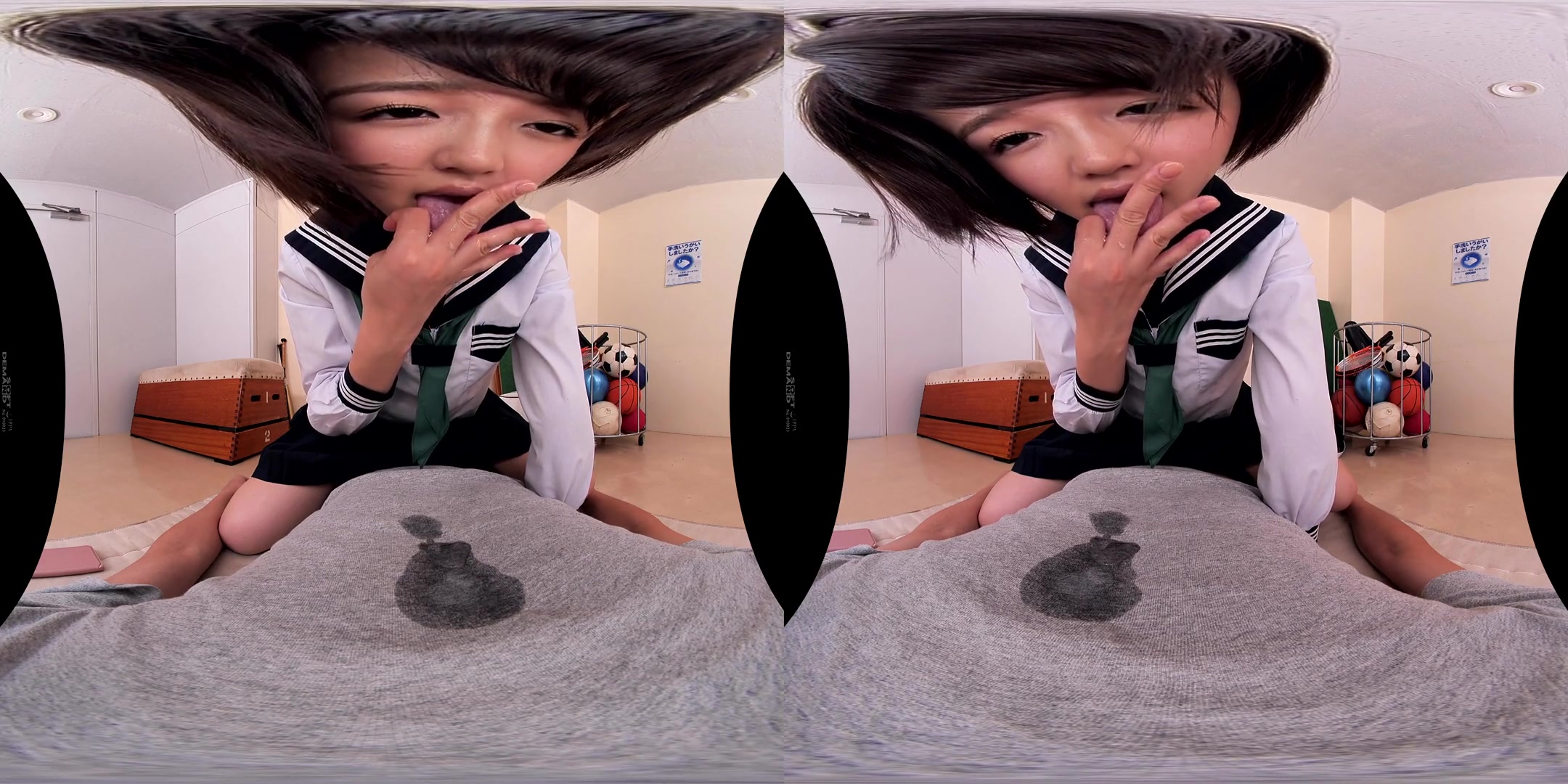 Drool-Drinking VR 2 1 - Drool Spit Asian schoolgirls 18+ Drool Fetish