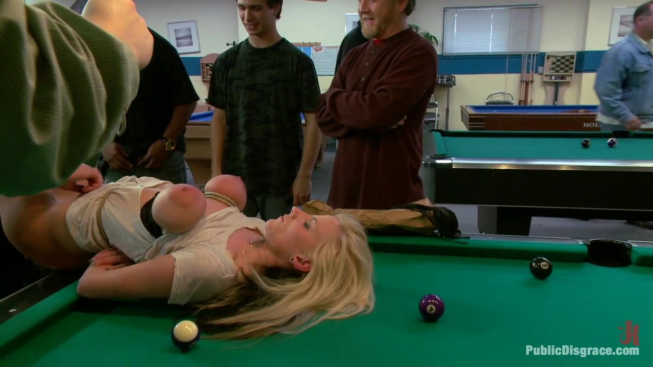 19 Year Old With Huge Natural Tits Gets Humiliated And Fucked In Public - PublicDisgrace
