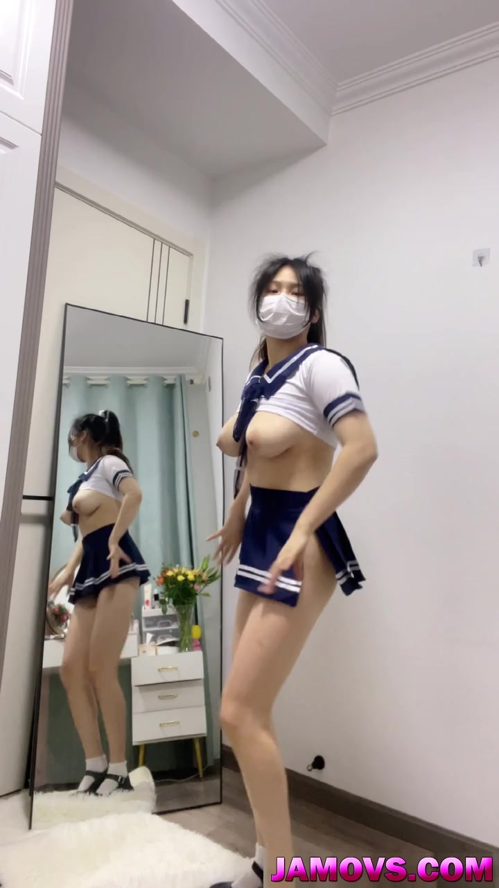 Amateur Asian Girl With Big Boobs Dancing