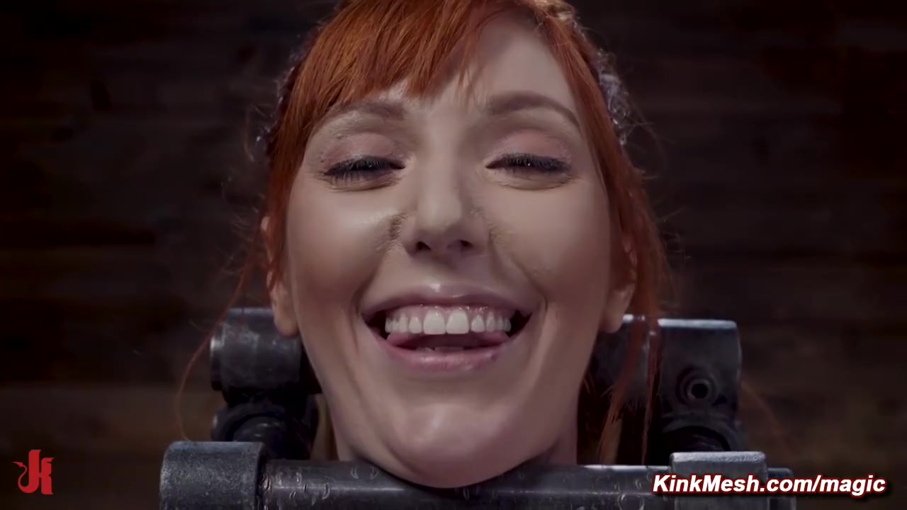 Redhead Slave Ass Flogged In Bondage