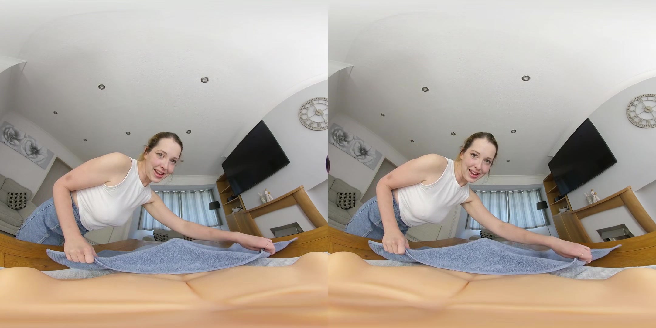 Massage Service - Busty Amateur Happy Ending Massage and Fuck with Tommy Torso