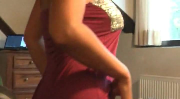Awesome blonde babe dancing on a cock