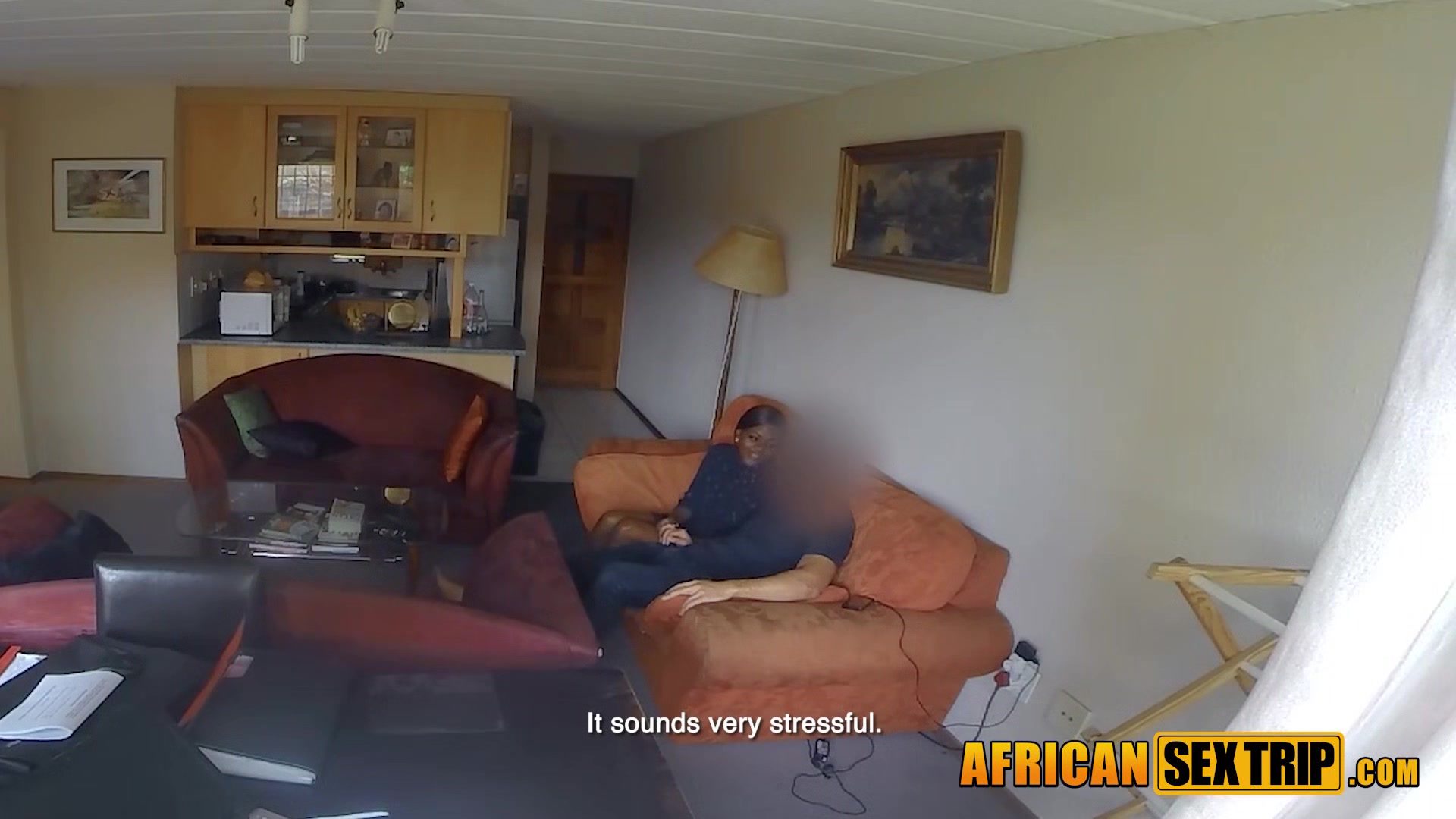 White Cock DESTROYS Tight Black African teen 18+ Cunt, Too Deep And He'll Rip Her Apart