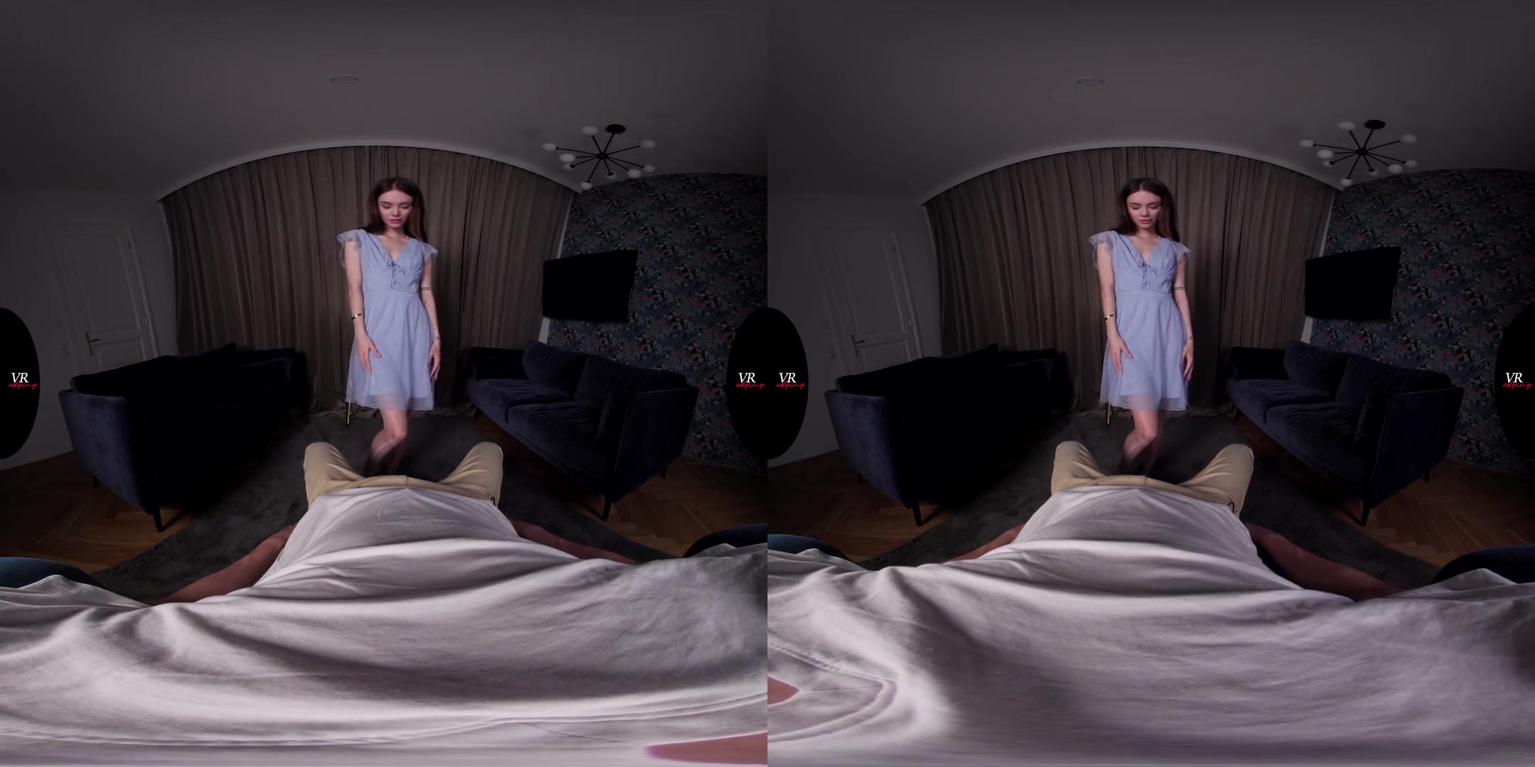 Nut Busting Babe Liz Sucks Your Dick