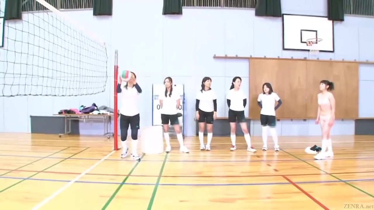 Subtitled Japanese ENF CFNF volleyball hazing in HD
