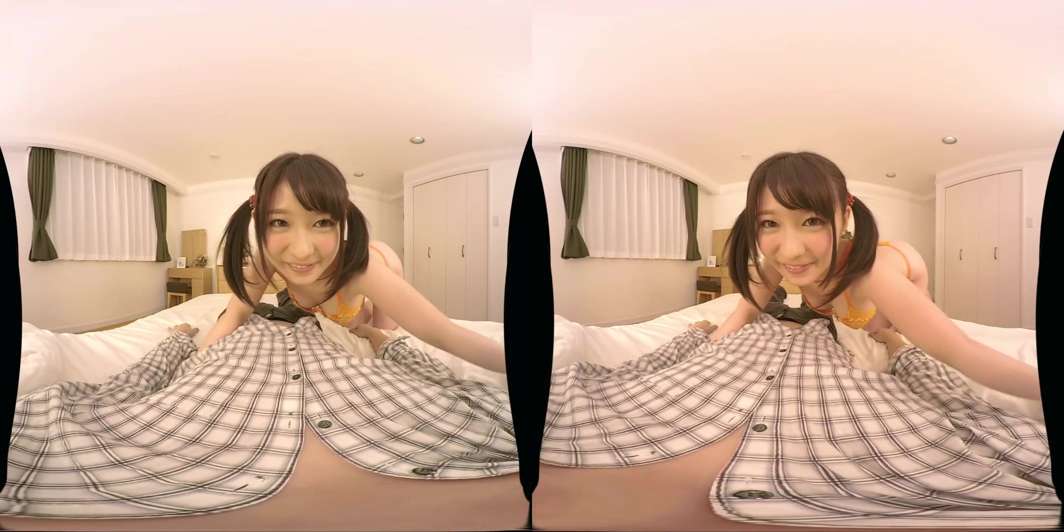 Beautiful Stepsister from Southern Japan Fight Over your Dick!; Cute Japanese Teens Threesome MFF POV VR