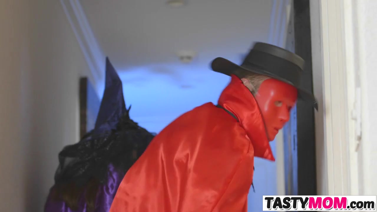Sexy witch Step mom seducing stepdaughters BF