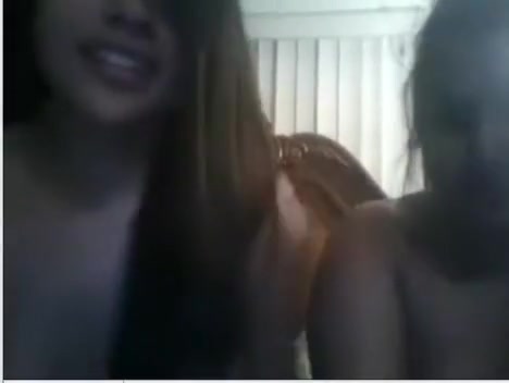 Nude Indian girlfriends show their tits on the webcam