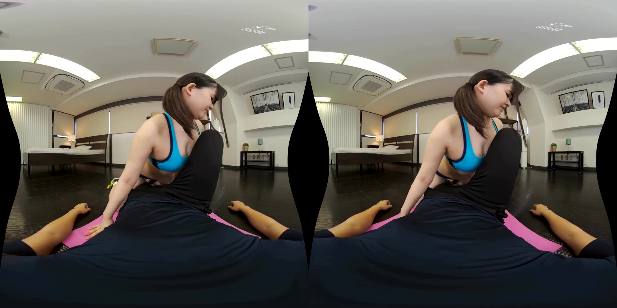 Sweaty Sex with Busty Beauty Rui 1 - Shaved Asian Gym Sex