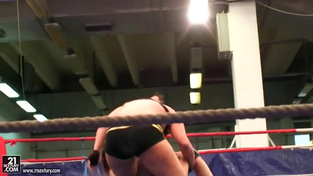 Watch lesbian wrestling between two cuties
