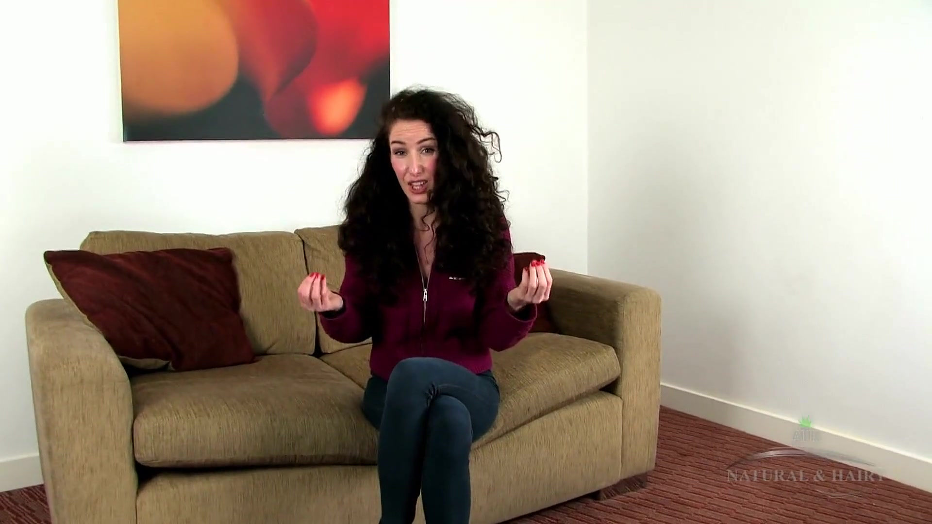 Hairy Cally Introduces Herself In This Hairy Interview. Showing Off Her Long Flowing Hair And Furry Pussy