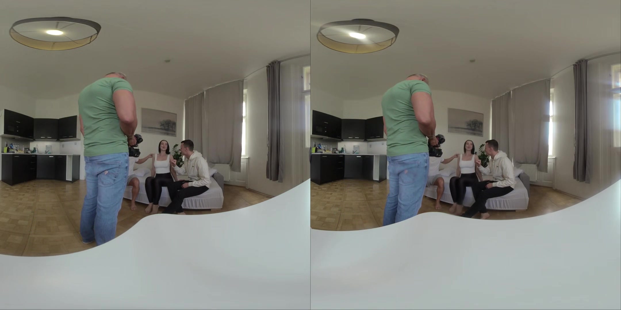 Lady Gang - Yoga Threesome W Huge Cock Jocks - Behind The Scenes Vr Part One