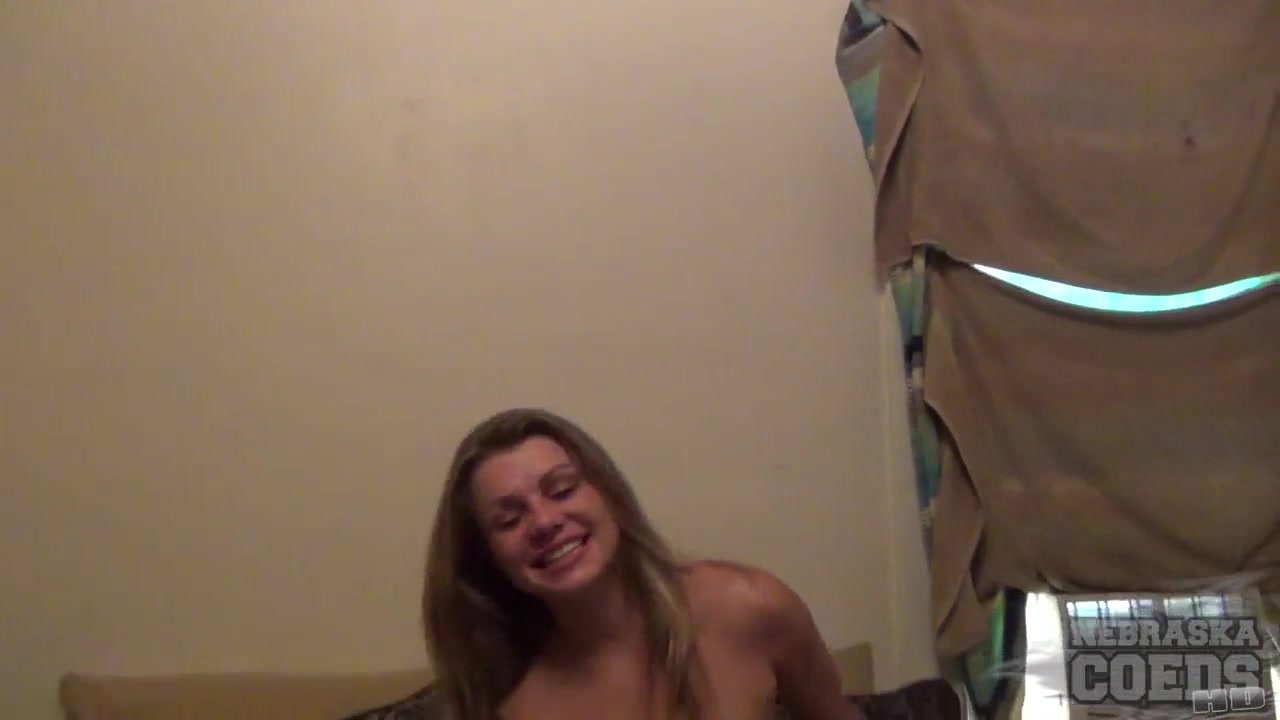 Kyla in a Dress and First DP and Double Vagina - NebraskaCoeds