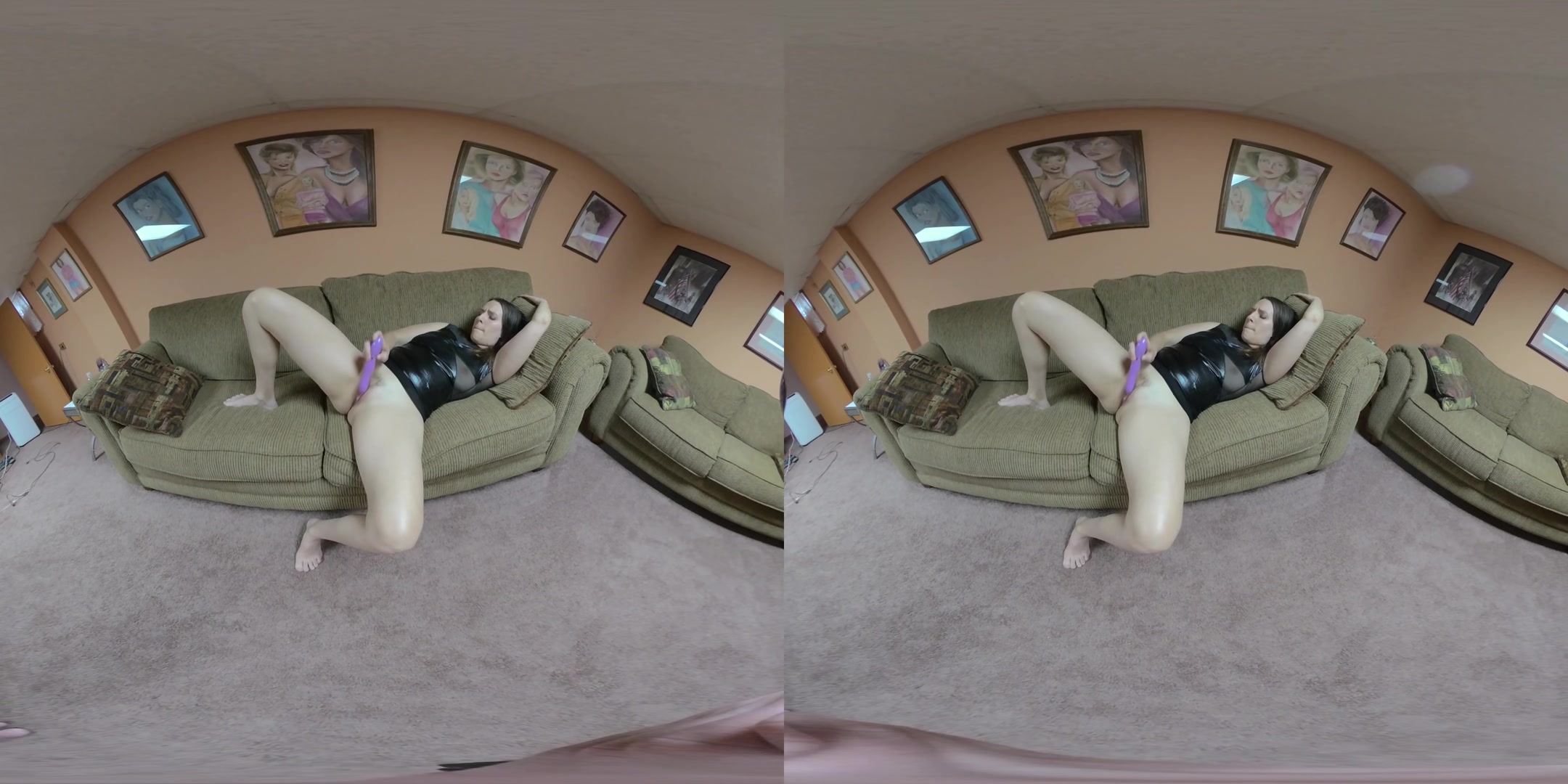 Alisha Adams Is Getting Off with Her Purple Vibrator - ChickPassVR