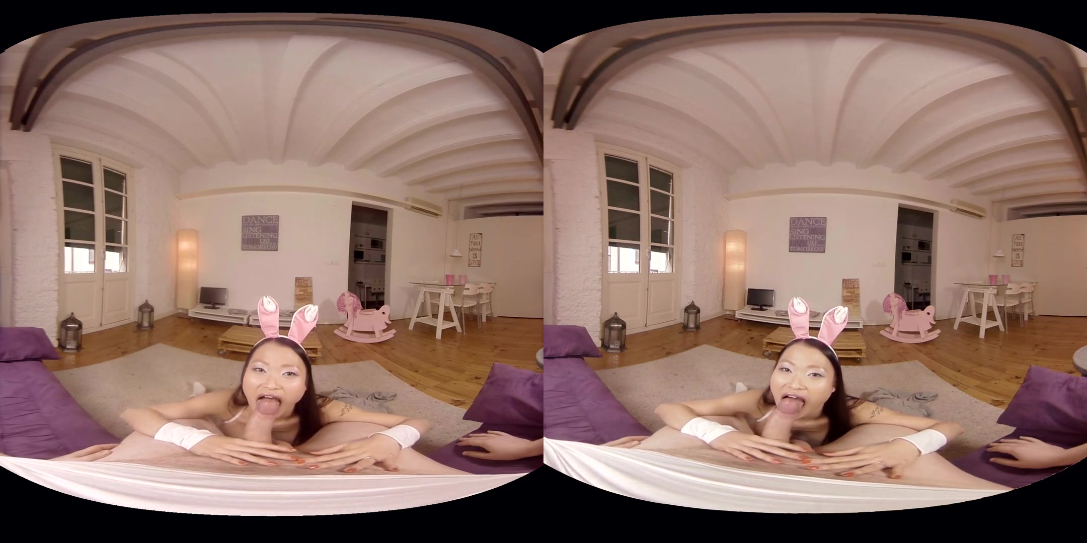 Pussykat in Asian Bunny - VirtualRealPorn