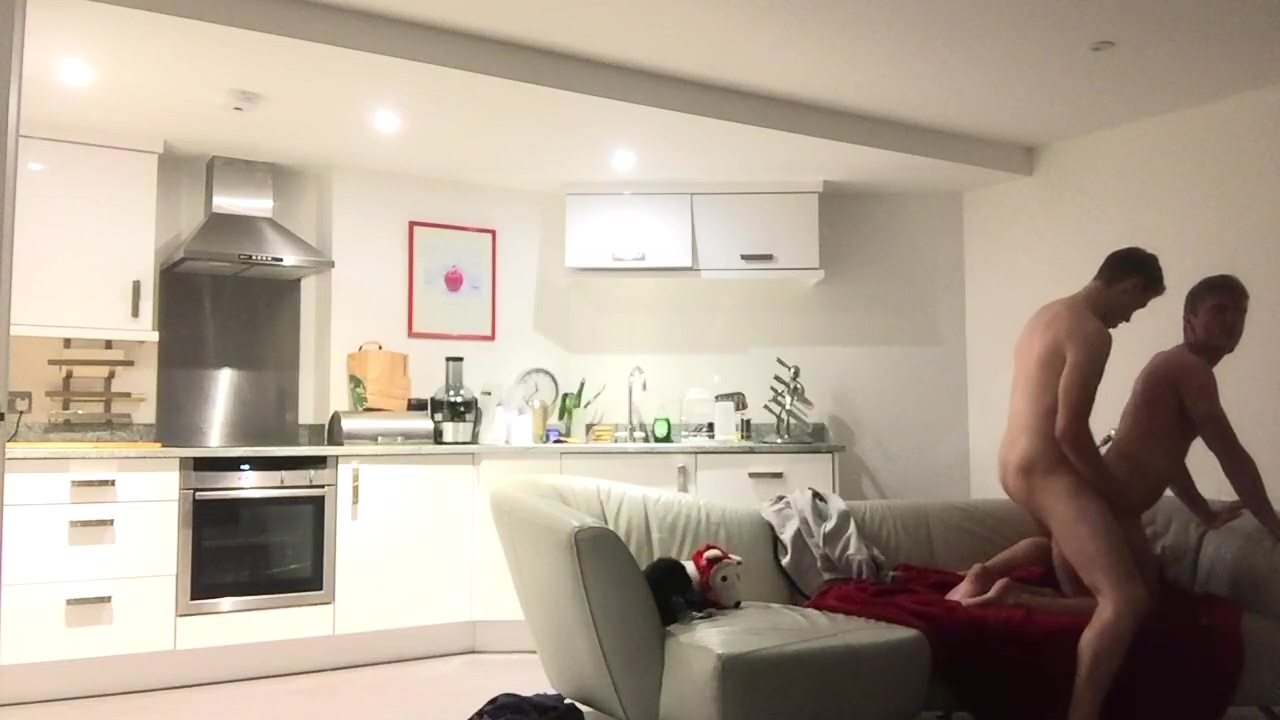 Risky Fuck On Sofa With 8 Cock While Parents