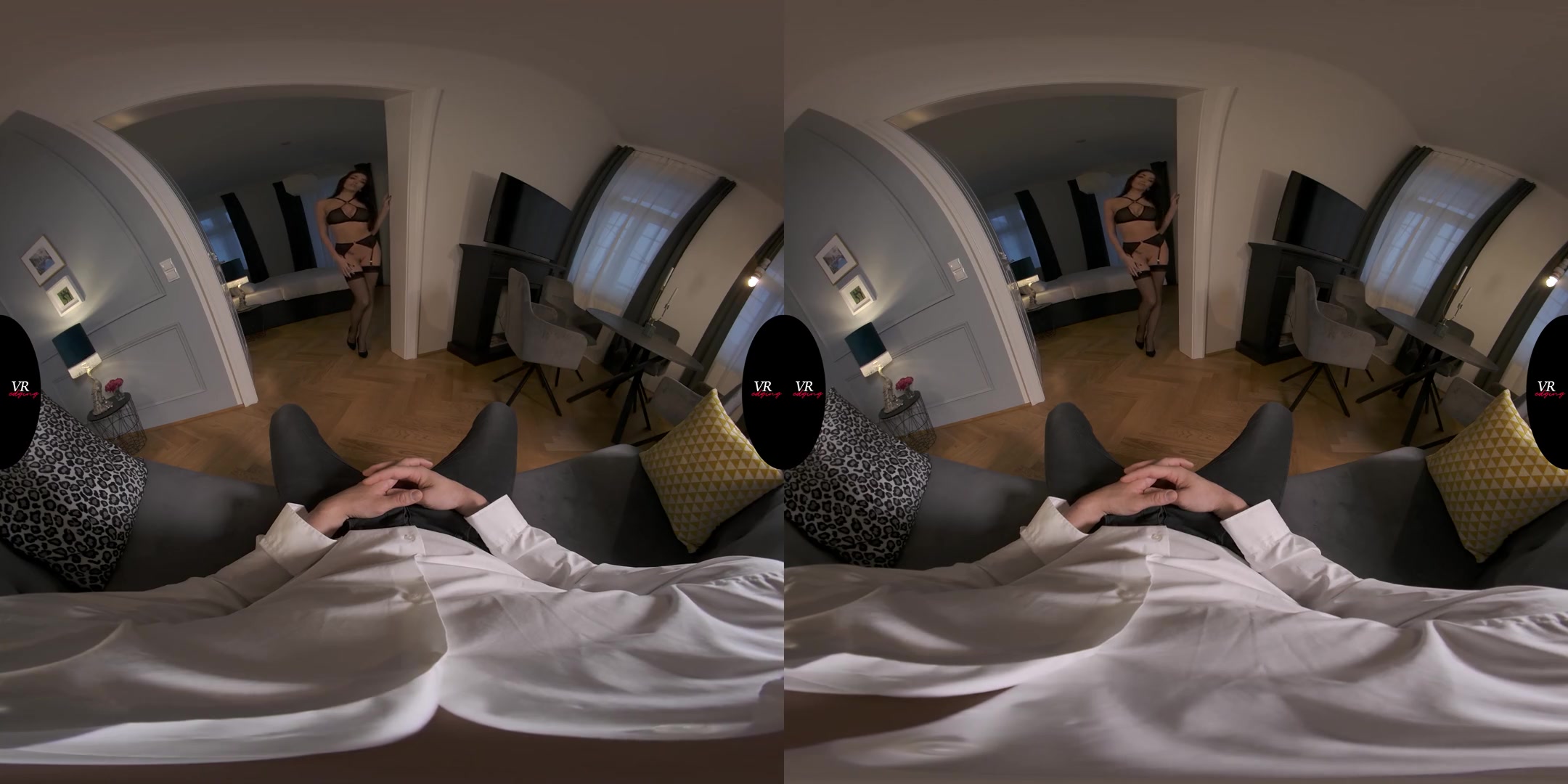 Clea Loves To Have The Power Over You - Big Tits Brunette Blowjob Edging Cumshot