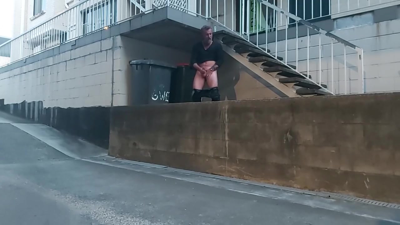 Busted - Guy Gets Caught Jerking Off In Public