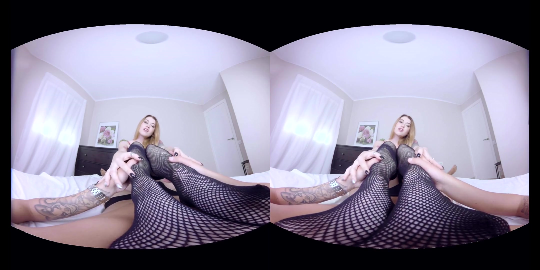 Misha Cross in Stockings Play - VirtualRealPorn