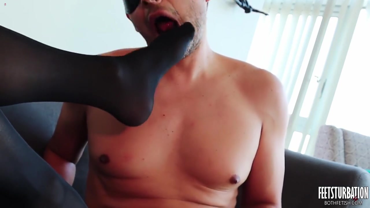 Pantyhose Footjob And Foot Adoration For My Hot Foot Slave