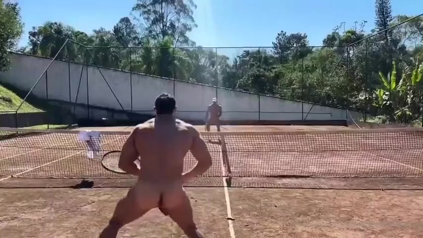 Tennis Game Gets Wild