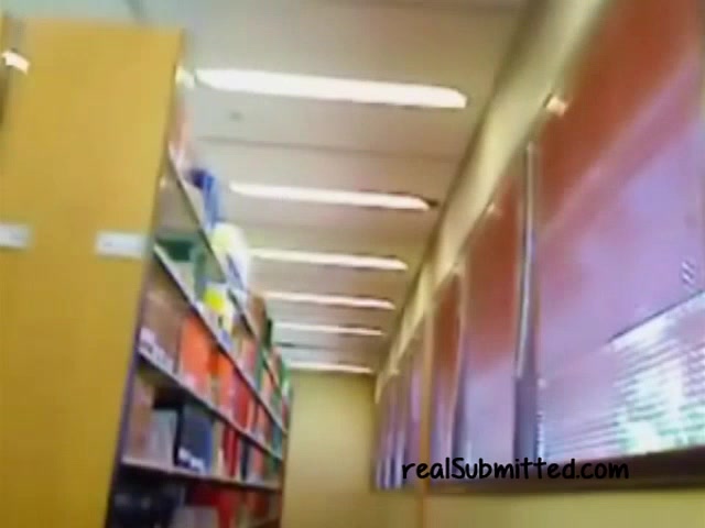Hot College Girl Caught Masturbating In Library - SeeMyGF