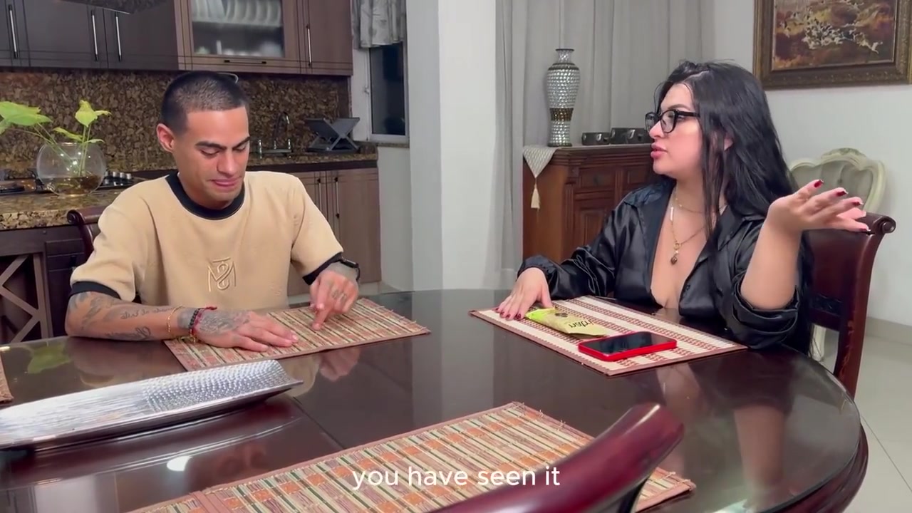 Curvy Milf Teases Her Stepsons Friend And Rides His Big Cock Until He Cums - Danyel - Danyel Mast And Antonella Jones