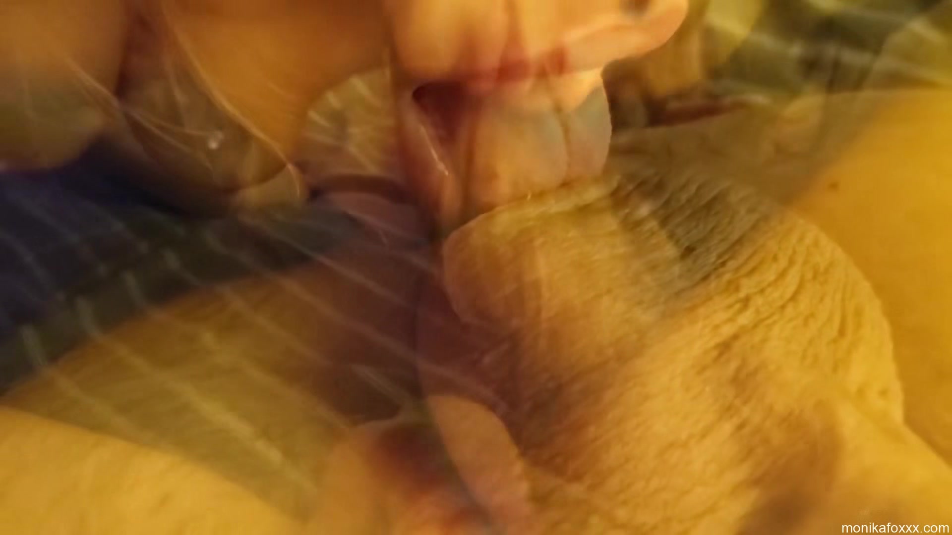 Hot Homemade Foot Fetish Blowjob For A Lover From A Hot Bitch Monika Fox - Monikafox
