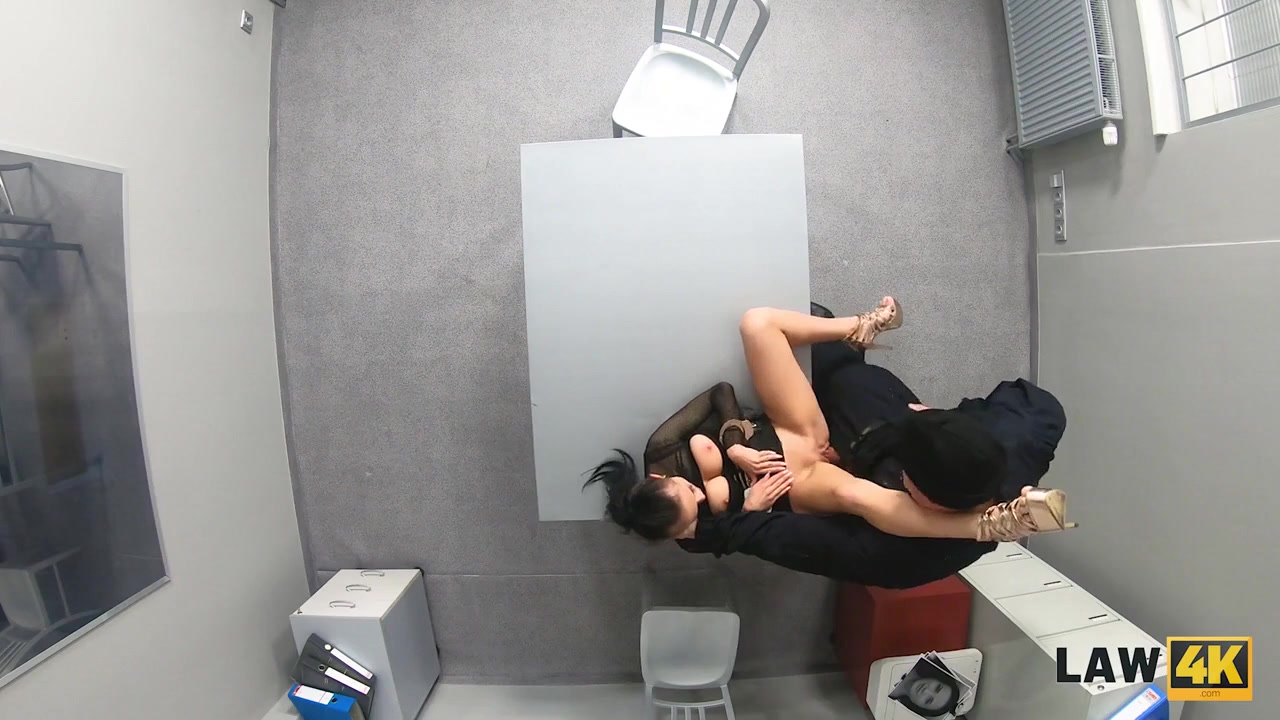 LAW4k. Alluring hottie gets penetrated hard in interrogation room