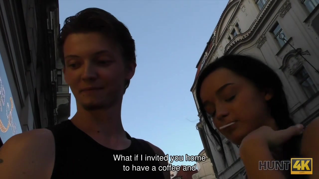 HUNT4K. Poor guy has to watch girlfriend's awesome sex for money