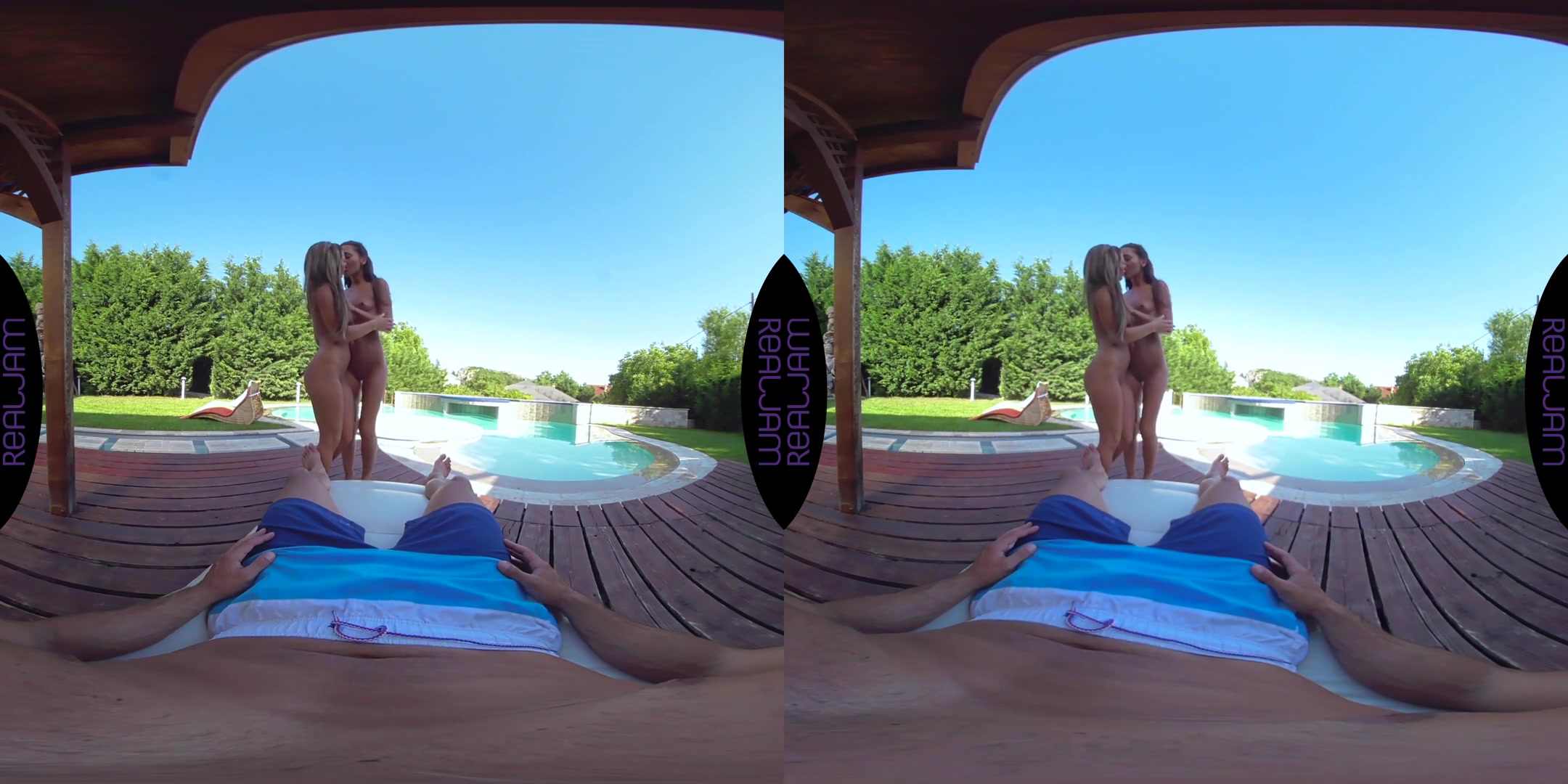 Alexis Brill & Athina Love in Hot Summer Day - RealJamVR