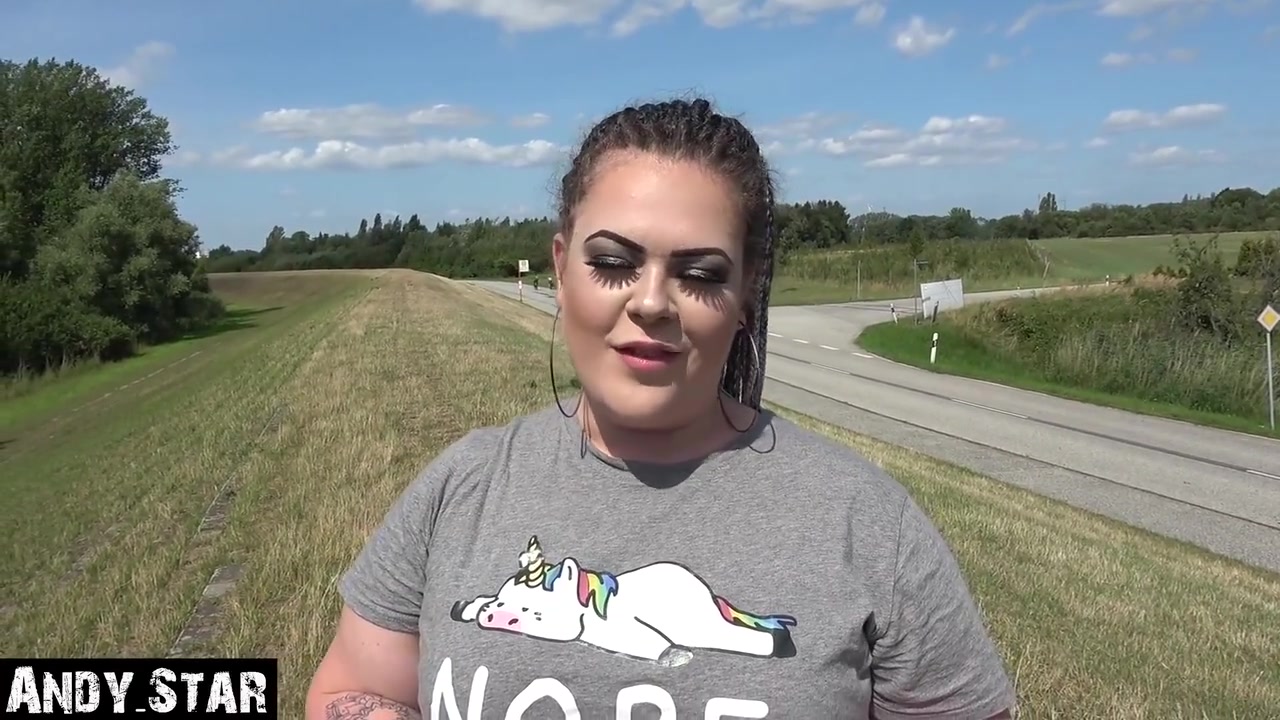 Chubby Girl From Hamburg Germany Gets Fucked On The Dike Outdoor Cumshot In Mouth