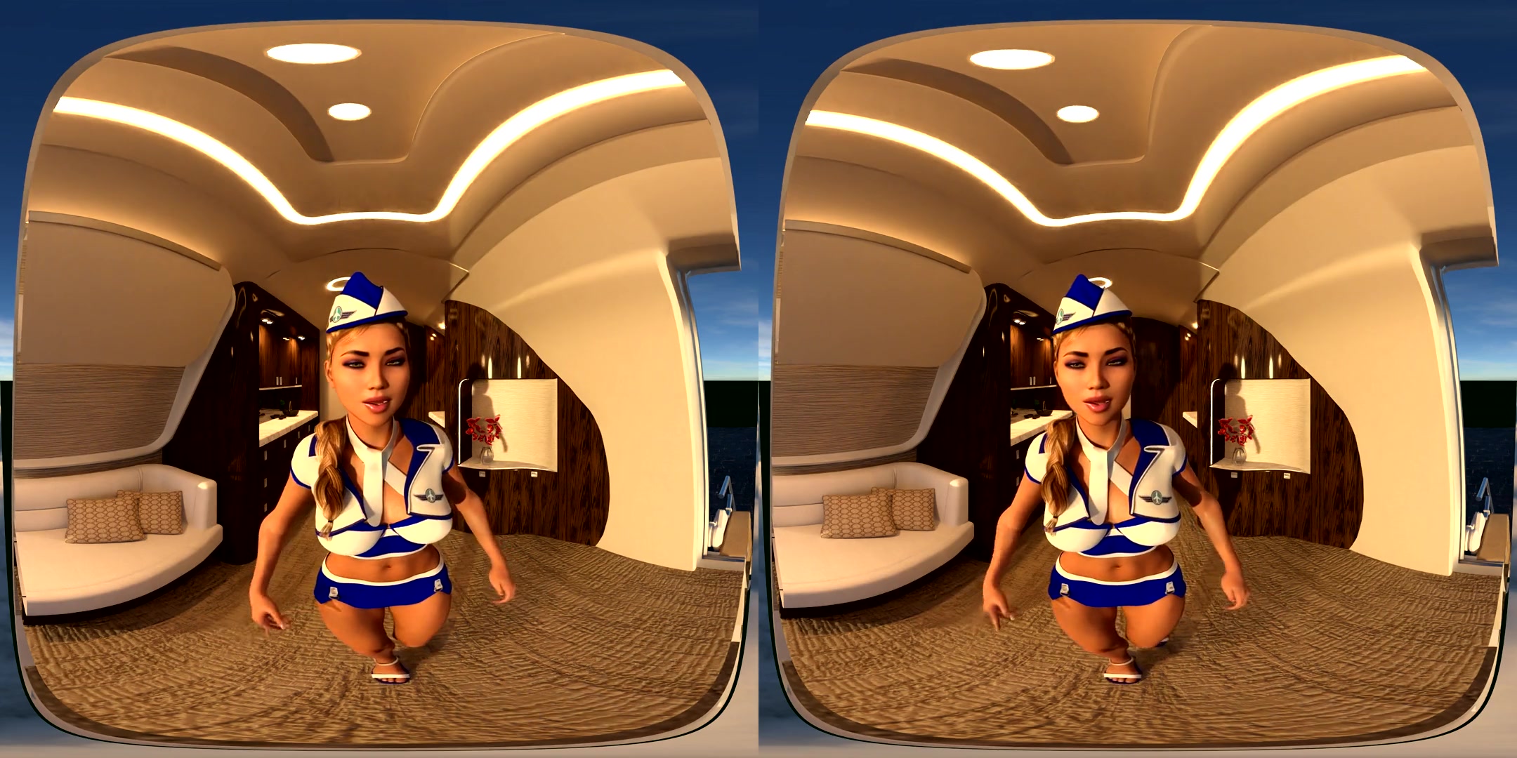 Private Jet Me - CGI Babe Hardcore - SkinRays - SexLikeReal