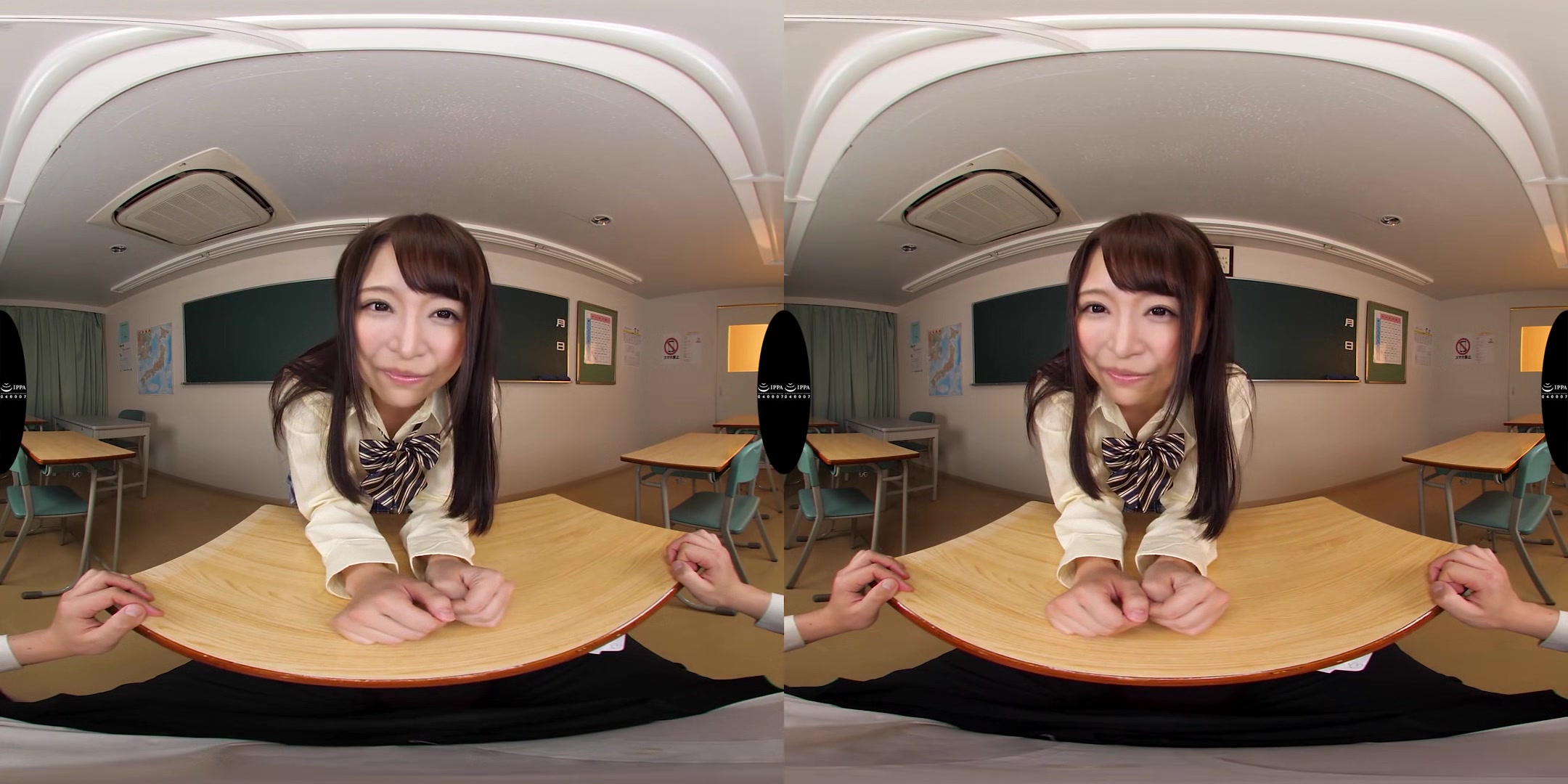 Momoka Katou's Heart is Pounding for her Senpai; Beautiful Busty Japanese Schoolgirl Sex with JAV Idol