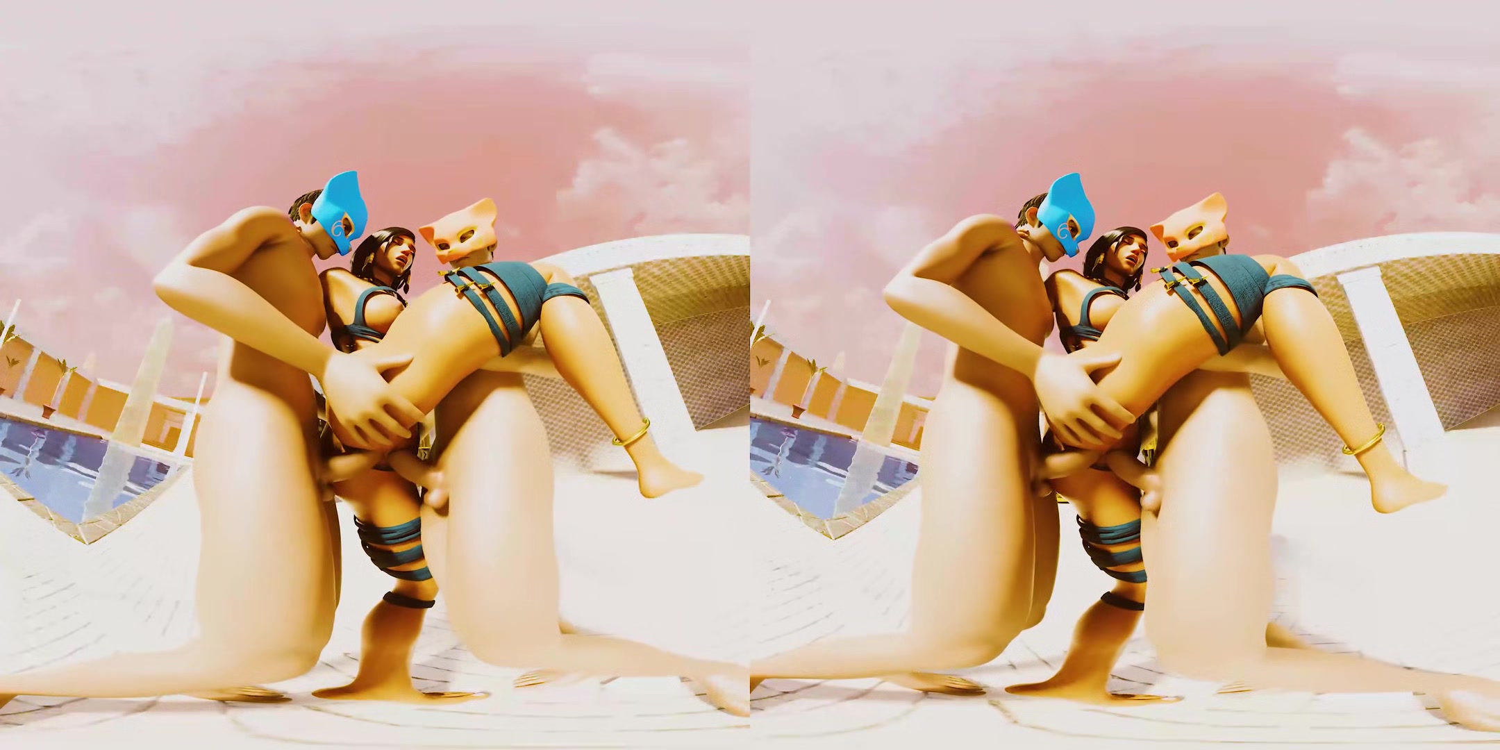 Eygptian Double Penetration - Vranimeted