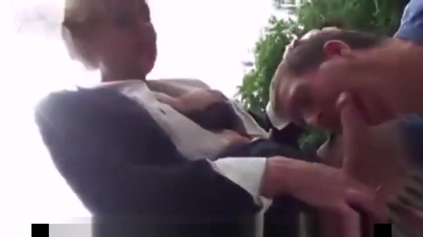Business meeting with horny ladyboy