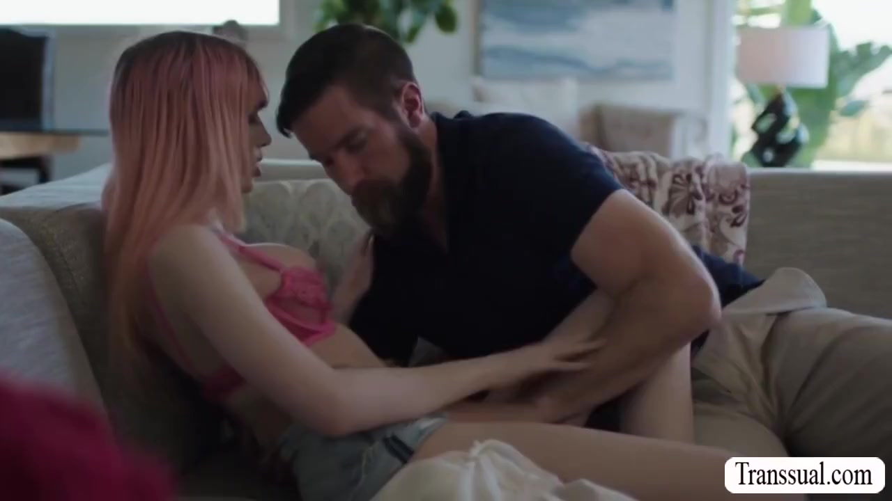 Haired Ts Rimjob And Analed By Her