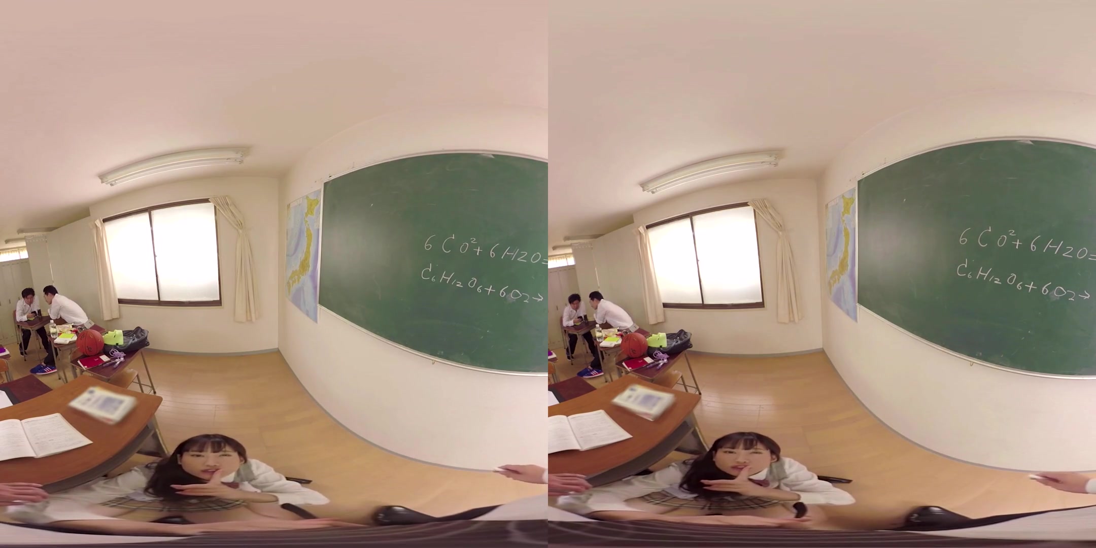 Ai Hoshina in Ai Hoshino Teasing Teacher Leads to Classroom Creampie 1 - WAAPVR