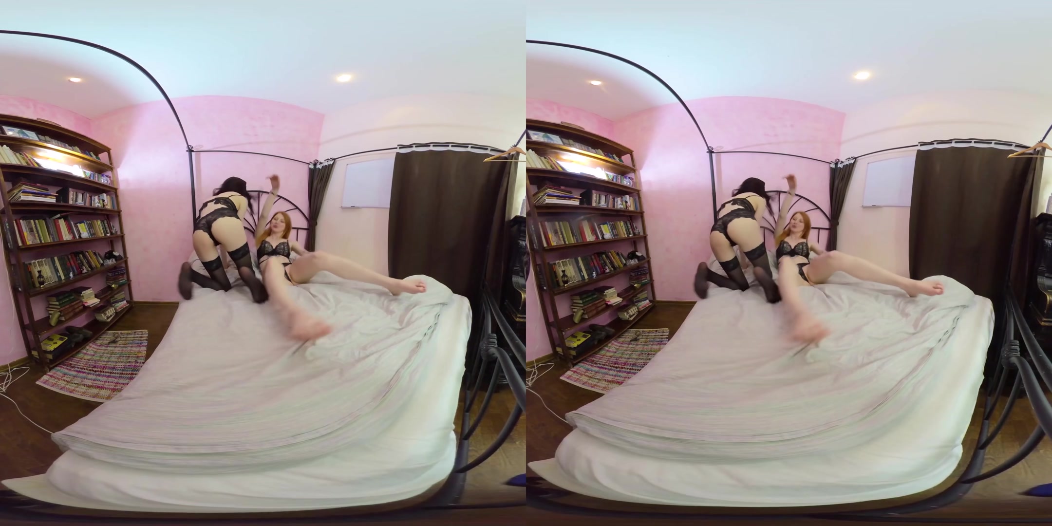Lesbogames With Nekokimiko And Karolina In Lingerie - VRmodels